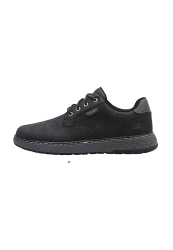 Skechers Herren Garlan Sneaker, Schwarz Synthetik, 42.5 EU Skechers Herren Garlan Sneaker, Schwarz Synthetik, 42.5 EU von Skechers