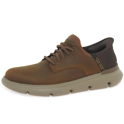 Skechers Herren Garza Gervin Schuhe, CDB Dark Brown, 48.5 EU von Skechers