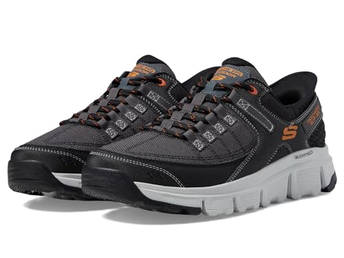 Skechers Herren Gipfel bei Sneaker, Gray Synthetic Mesh Orange Trim, 41.5 EU Skechers Herren Gipfel bei Sneaker, Gray Synthetic Mesh Orange Trim, 41.5 EU von Skechers