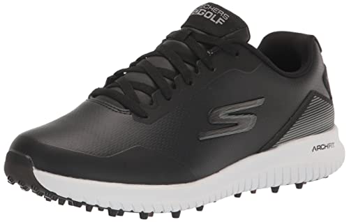 Skechers Herren Go Golf Drive 5 Leder Schuhe - Schwarz/Weiß - UK 8.5 von Skechers