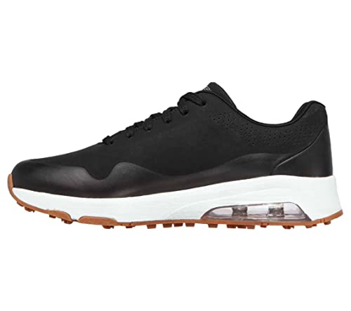 Skechers Herren Go Golf Skech-air DOS Relaxed Fit Golfschuh, Schwarz/Gold, 47.5 EU von Skechers