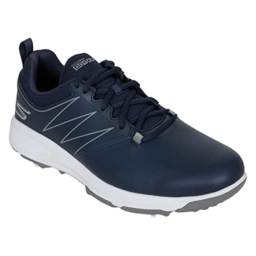 Skechers Herren Go Golf Torque Sneaker, Marineblauer Synthetik-Grauer Besatz, 42.5 EU von Skechers