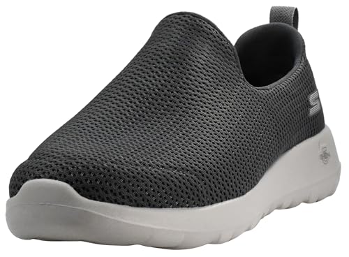 Skechers Herren Go Max-Athletic Air Mesh Slip on Walking Shoe, Dunkelgrau, 11 Wide von Skechers