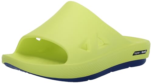 Skechers Go Recover Refresh Herren Dual Density Arch Fit Slide Sandale, gelb/blau, 42 EU von Skechers