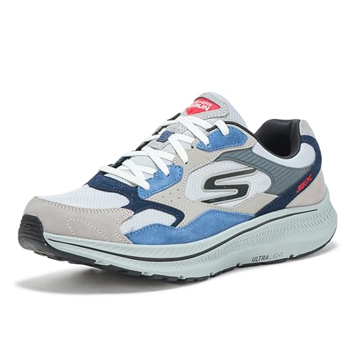 Skechers Herren Go Run Consistent 2.0-Retro Sneaker, Grau/Mehrfarbig, 45 EU von Skechers