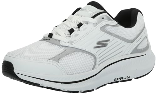 Skechers Herren Go Run Consistent 2.0 Silver Wolf Sneaker, Weiß/Silber, 40.5 EU Weit Skechers Herren Go Run Consistent 2.0 Silver Wolf Sneaker, Weiß/Silber, 40.5 EU Weit von Skechers