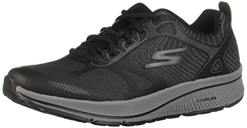 Skechers Herren GOrun Consistent – Athletic Workout Running Walking Schuh luftgekühltem Schaumstoff Sneaker, Schwarz/Grau 2, 40 EU von Skechers