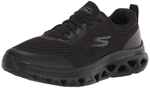 Skechers Herren Go Run Glide-Step Flex Straßen-Laufschuh, Schwarz, 44 EU von Skechers