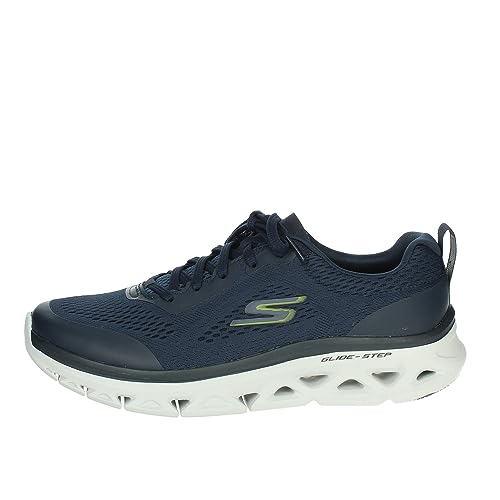 Skechers Herren Go Run Glide-Step Flex Straßen-Laufschuh, blau, 41 EU von Skechers