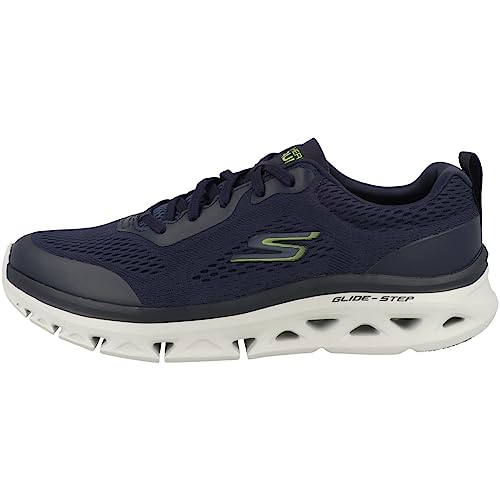 Skechers Herren Go Run Glide-Step Flex Straßen-Laufschuh, blau, 45 EU von Skechers