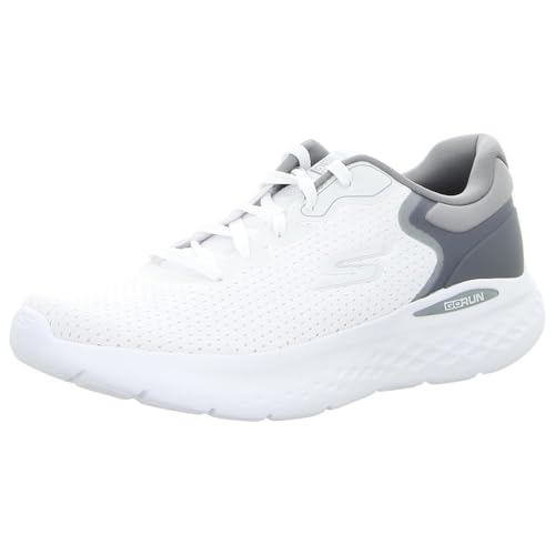 Skechers Herren Go Run Lite Anchorage Sneaker, White and Grey Textile Synthetic, 45 EU Skechers Herren Go Run Lite Anchorage Sneaker, White and Grey Textile Synthetic, 45 EU von Skechers