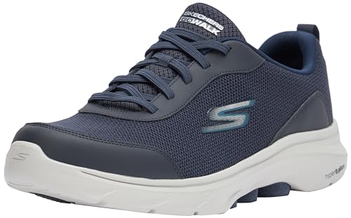 Skechers Herren Go Walk 7 Sneaker, Marineblau und Blau Textil-Synthetik, 41 EU von Skechers