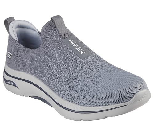 Skechers Herren Go Walk Arch Fit Linearachse 2.0 Sneaker, anthrazit, 47.5 EU von Skechers