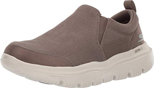 Skechers Herren Go Walk Evolution Ultra-einwandfrei Sneaker, Khaki, 48 EU von Skechers