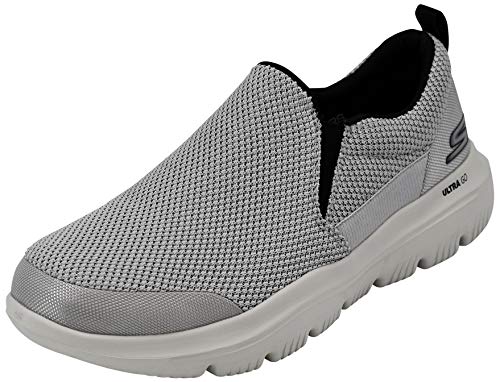 Skechers Herren Go Walk Evolution Ultra-einwandfrei Sneaker, hellgrau, 47.5 EU von Skechers