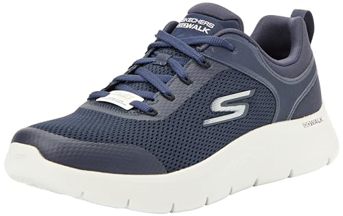 Skechers Herren Go Walk Flex Independent Sneaker, Navy Synthetic/Textile, 41 EU von Skechers