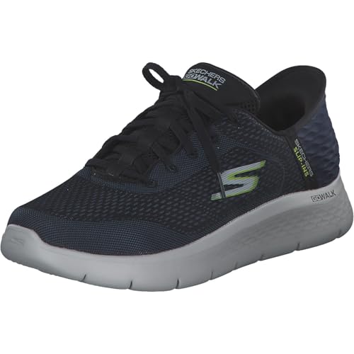 Skechers Herren Go Walk Flex-New World Sneaker, Navy and Lime Textile/Synthetic, 40 EU Skechers Herren Go Walk Flex-New World Sneaker, Navy and Lime Textile/Synthetic, 40 EU von Skechers