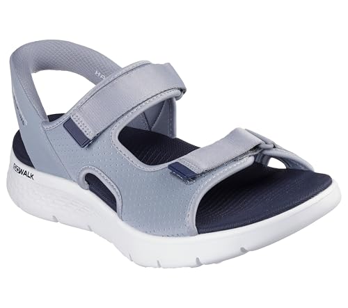 Skechers Men's GO WALK FLEX SANDAL EASY ENTRY Sandal, grau, 46 EU von Skechers