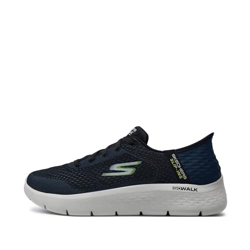 Skechers Herren Sneakers, Navy and Lime Textile, 43 EU Skechers Herren Sneakers, Navy and Lime Textile, 43 EU von Skechers