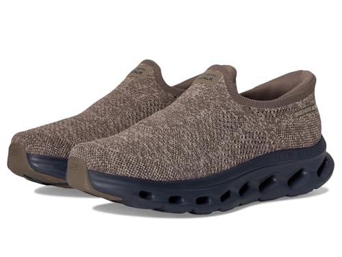 Skechers Herren Go Walk Glide Step 2.0 Caleb Hands Free Slip-ins Sneaker, Braun, 47 EU X-Weit von Skechers