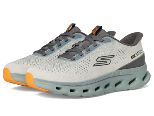 Skechers Herren Go Walk Glide Step 2.0 Maser Hands Free Slip-ins Sneaker, Salbei, 39.5 EU von Skechers