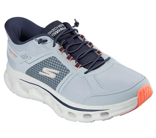Skechers Herren Go Walk Glide Step 2.0 Zalor Hands Free Slip-ins Sneaker, Schiefer, 49.5 EU von Skechers