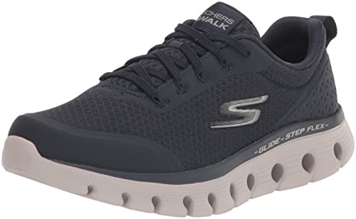 Skechers Herren Go Walk Glide-step Flex Ryder Sneaker, Navy Synthetic Textile, 41 EU von Skechers