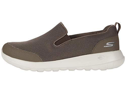 Skechers Herren Go Walk Max Clinched – Athletic Mesh Double Gore Slip on Walking-Schuh, Khaki, 45.5 EU von Skechers