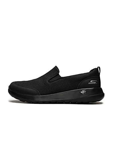 Skechers Herren Go Walk Max Clinched – Athletic Mesh Double Gore Slip on Walking-Schuh, Schwarz, 48.5 EU X-Weit von Skechers