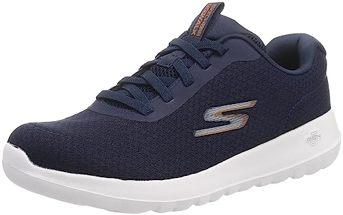 Skechers Herren Go Walk Max Midshore Sneaker, Navy Textile Synthetic, 42 EU von Skechers
