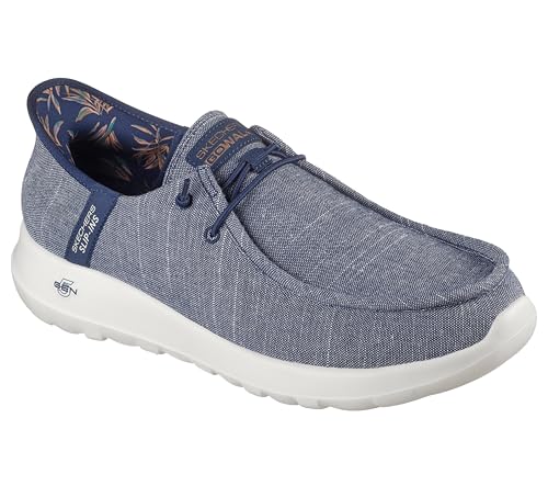 Skechers Herren Go Walk Max with Ease Hands Free Slip-ins Sneaker, Marineblau, 41.5 EU von Skechers