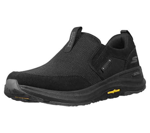 Skechers Herren Go Walk Outdoor – Leichtathletik-Wanderschuhe mit luftgekühltem Memory-Schaum Sneaker, Schwarz, 39.5 EU X-Weit von Skechers