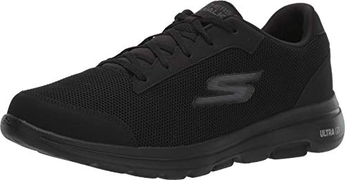 Skechers Herren Gowalk 5 Qualify-Athletic Mesh Lace Up Performance Walking Shoe Sneaker, Schwarz 2, 45 EU X-Weit Skechers Herren Gowalk 5 Qualify-Athletic Mesh Lace Up Performance Walking Shoe Sneaker, Schwarz 2, 45 EU X-Weit von Skechers