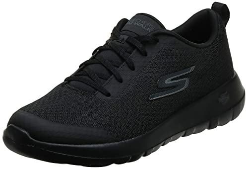 Skechers Herren Gowalk Max-Athletic Workout-Wanderschuh mit luftgekühltem Schaumstoff Sneaker, schwarz 1, 41.5 EU X-Weit von Skechers
