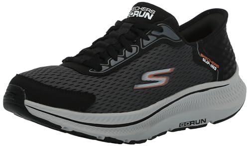 Skechers Hands Free Slip-Ins Go Run Consistent 2.0 Empowered Herrensneaker, Schwarz/Dunkelgrau, 45.5 EU von Skechers