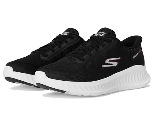 Skechers Herren Go Walk Now Payton Sneaker, Black and White Textile/Synthetic, 43.5 EU Skechers Herren Go Walk Now Payton Sneaker, Black and White Textile/Synthetic, 43.5 EU von Skechers