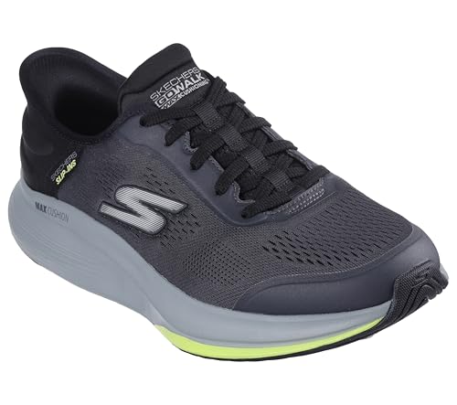 Skechers Herren Go Max Walker Next Generation Sneaker, Anthrazit und Schwarz Textil-Synthetik, 45.5 EU Skechers Herren Go Max Walker Next Generation Sneaker, Anthrazit und Schwarz Textil-Synthetik, 45.5 EU von Skechers