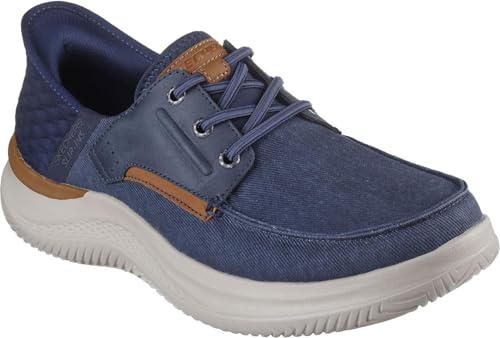 Skechers Herren Hasting-Niko Bootsschuh, Marineblau, 42.5 EU Weit von Skechers