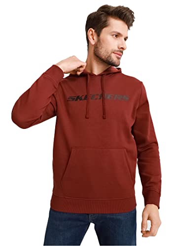 Skechers Herren Heritage II Pullover Känguru-Tasche Hoody - Andorra - XL von Skechers