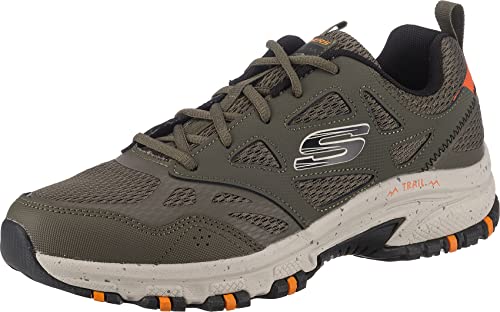 Skechers Herren Hillcrest Sneaker, Olive, 40 EU von Skechers