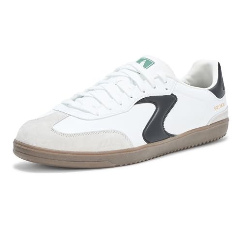 Skechers Herren Hotshot-Pyke Sneaker, Weiss/opulenter Garten, 41.5 EU Weit von Skechers