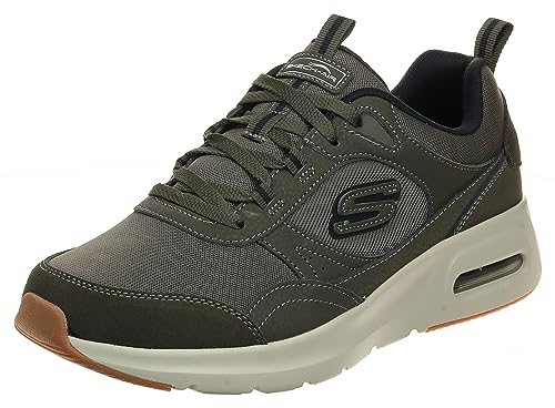 Skechers Herren Skech-AIR Court Homegrown Sneakers, Olivgrün, 42.5 EU von Skechers