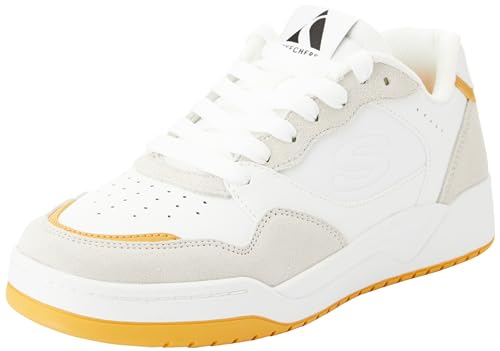 Skechers Herren Koopa Volley Low Lifestyle, Weißes Leder Wildleder Duraleather Mesh Y, 47.5 EU Skechers Herren Koopa Volley Low Lifestyle, Weißes Leder Wildleder Duraleather Mesh Y, 47.5 EU von Skechers