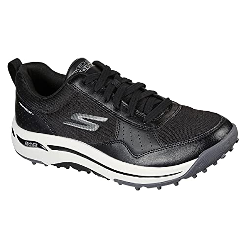 Skechers Herren GO Arch FIT-LINE UP Golf Shoes, Black, 42.5 EU von Skechers