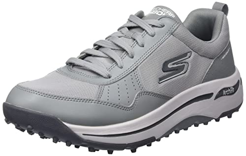 Skechers Herren Line Up Golfschuh, Grau, 42.5 EU von Skechers