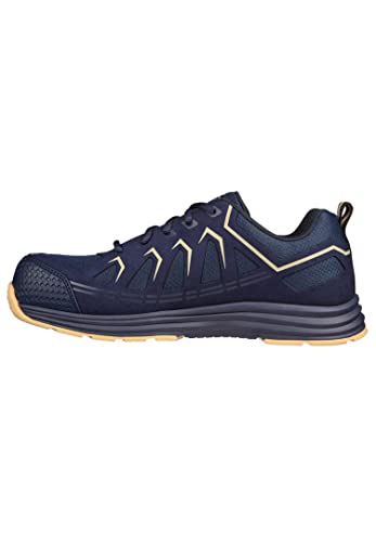 Skechers Herren Malad II ESD Composite Safety Toe BAU-Schuhe, Navy, 47.5 EU von Skechers