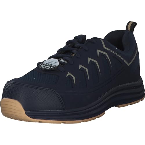 Skechers Herren Malad Ii ESD Composite Safety Toe BAU-Schuhe, Navy, 48.5 EU von Skechers