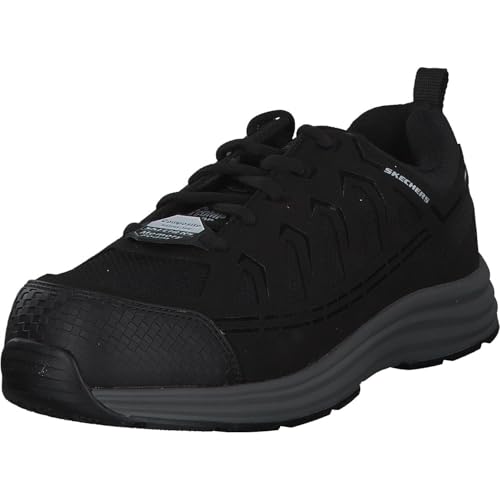Skechers Herren Malad Ii ESD Composite Safety Toe BAU-Schuhe, Schwarz, 47.5 EU von Skechers