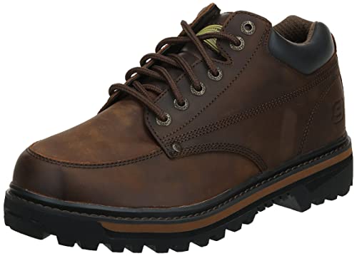 Skechers Herren Mariner Utility Boot, dunkelbraun, 42.5 EU von Skechers