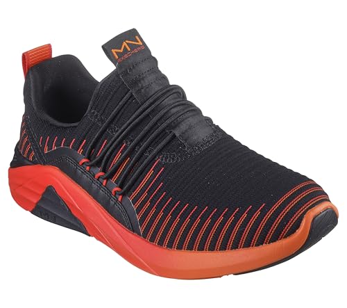 Skechers Herren Mark Nason a Linear 2.0-Holtz Sneaker, Schwarz/Rot, 45 EU von Skechers